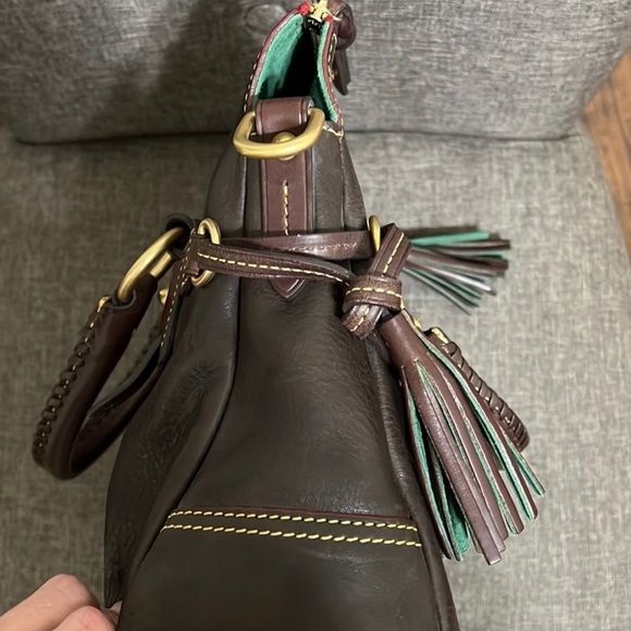 Florentine leather stanwich satchel - Picture 6 of 7